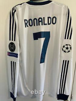 RONALDO Real Madrid Home Jersey Formotion 2012-2013 Match UnWorn Player Issue XL