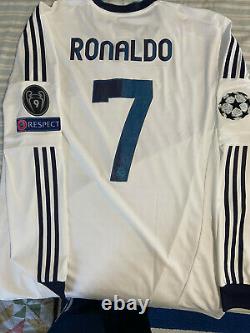 RONALDO Real Madrid Home Jersey Formotion 2012-2013 Match UnWorn Player Issue XL