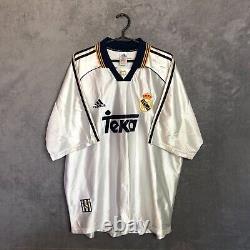 R. Carlos Real Madrid Jersey Home football shirt 1998 2000 Adidas Mens Size XL