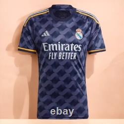 R. Madrid AWAY 23/24 Football Soccer NAVY BLUE XL (Teenager) Slim KROOS