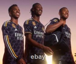 R. Madrid AWAY 23/24 Football Soccer NAVY BLUE XL (Teenager) Slim KROOS