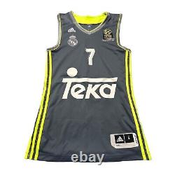 Rare 2015 Adidas Real Madrid Luka Doncic Gray Basketball Jersey S Mens Fiba (20)