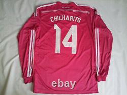 Rare Adidas Climacool Real Madrid 14 Chicharito Long Sleeves Soccer Jersey XL