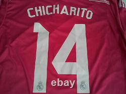 Rare Adidas Climacool Real Madrid 14 Chicharito Long Sleeves Soccer Jersey XL