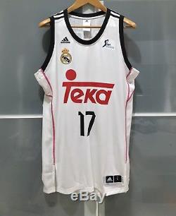 Rare Adidas Luka Doncic Real Madrid Basketball Rookie Jersey Nba Fiba Mavs L