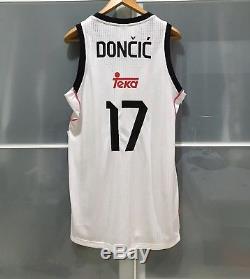 Rare Adidas Luka Doncic Real Madrid Basketball Rookie Jersey Nba Fiba Mavs L