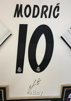Rare Luka Modric Signed Real Madrid Shirt Autographed Jersey AFTAL DEALER CERT