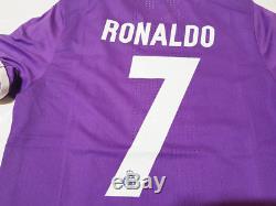 Rare! Real Madrid 1617 UCL Final Jersey Shirt Signed By Crisitano Ronaldo + COA