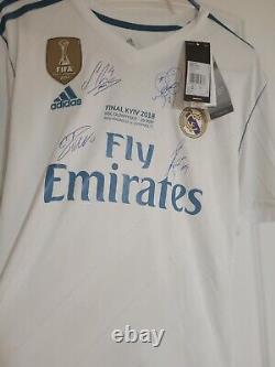 Rare Real Madrid Champions Jersey Adidas 2018 Large Nwt