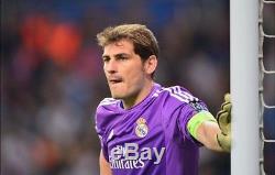 Rare Spain Iker Casillas Real Madrid Football Adidas Shirt Jersey Size S, XL