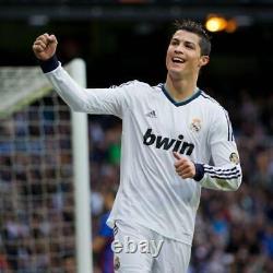 Rare Vintage Real Madrid Ronaldo era home long sleeve soccer jersey 2012/13 BNWT