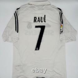 Raul #7 Real Madrid 2005/2006 Home ORIGINAL Adidas VTG Rare Soccer Jersey (M)