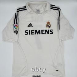 Raul #7 Real Madrid 2005/2006 Home ORIGINAL Adidas VTG Rare Soccer Jersey (M)