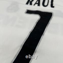Raul #7 Real Madrid 2005/2006 Home ORIGINAL Adidas VTG Rare Soccer Jersey (M)