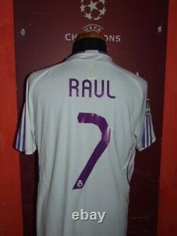 Raul Real Madrid 2007/2008 Maglia Shirt Calcio Football Maillot Jersey Camiseta