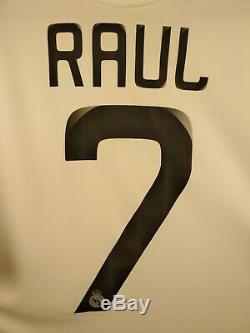 Raul Real Madrid Jersey 2008 2009 Home M Shirt Soccer Football Adidas Trikot