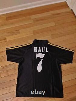 Raul Real Madrid Vintage 2000 Adidas Women's Soccer Jersey NWOT Size L