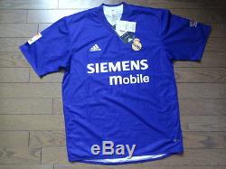Real Madrid 100% Original Centenary Jersey Shirt 2001/02 Away M Still BNWT