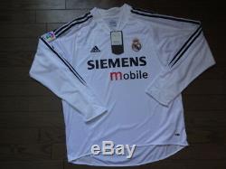 Real Madrid 100% Original Jersey Shirt 2004/05 Home L Still BNWT NEW LS 2615