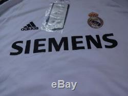Real Madrid #10 Figo 100% Original Jersey Shirt XL 2005/06 Home Still BNWT Rare