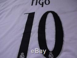 Real Madrid #10 Figo 100% Original Jersey Shirt XL 2005/06 Home Still BNWT Rare