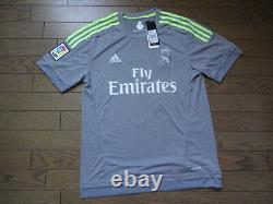 Real Madrid #11 Bale 100% Original Jersey Shirt 2015/16 Away M with Tags