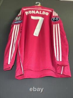 Real Madrid 14/15 Ronaldo #7 Champions League Long Sleeve Jersey NWT