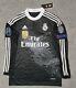 Real Madrid 14/15 UCL Ronaldo #7 Long Sleeve Soccer Jersey Adidas BlackDragon XL