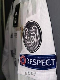 Real Madrid 15/16 Ronaldo #7 Long Sleeve Champions League Final Jersey Men Large