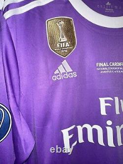 Real Madrid 16/17Champions League Final Ronaldo #7 Long Sleeve Jersey NWT