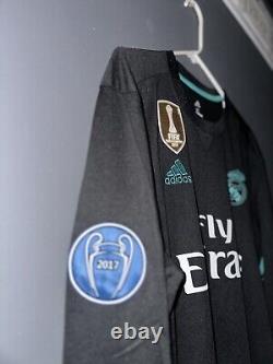 Real Madrid 17/18 Away Long Sleeve Jersey Ronaldo #7 Size XL