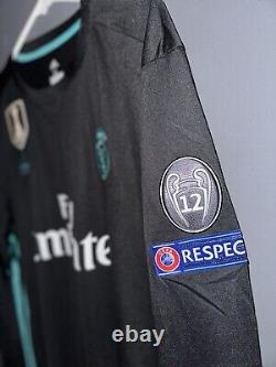 Real Madrid 17/18 Away Long Sleeve Jersey Ronaldo #7 Size XL