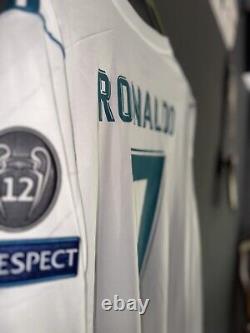 Real Madrid 17/18 Champions League Final Ronaldo #7 NWT SIZE LARGE