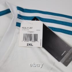 Real Madrid 17/18 Home Ronaldo Adidas Climacool Soccer Jersey Men's XXL AZ8059