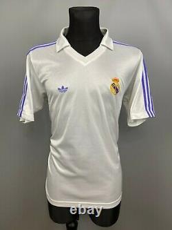 Real Madrid 1981 1986 Home Shirt Football Soccer Jersey Adidas Mens Size M