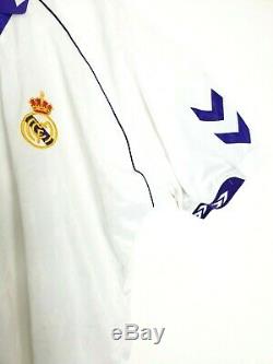 Real Madrid 1988 1989 1990 Rare Vintage Hummel Home shirt jersey camiseta