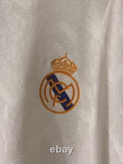 Real Madrid 1992 home Long Sleeve Jersey Size Large