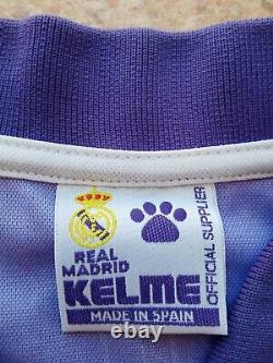 Real Madrid 1994/1996 Home Kelme Football Soccer Shirt Jersey Laudrup #10 Sz XL