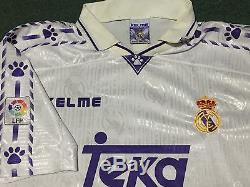 Real Madrid 1996 Hugo Sanchez Mexico Authentic Farewell Jersey