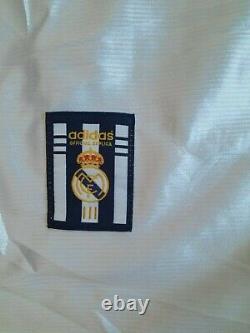 Real Madrid 1998/00 Home Soccer Jersey #8 sz XL Adidas