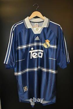 Real Madrid 1998-1999 Redondo Original Away Jersey Size L (very Good)