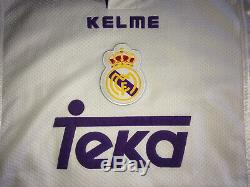 Real Madrid 1998 Jersey Shirt Kelme RAUL #7 Size Medium Perfect condition