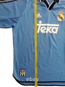 Real Madrid 1999 Soccer Jersey TEKA Football Shirt Adidas Camiseta Size L
