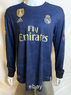 Real Madrid 19/20 Away Climachill Authentic Jersey Marcelo #12 w CL & CWC Badges