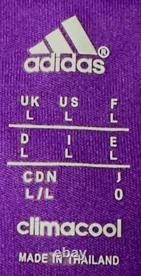 Real Madrid #1 Iker Casillas GK Adidas Soccer Jersey Men's SZ L Purple Used
