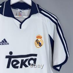 Real Madrid 2000 2001 Home Football Soccer Jersey Adidas 685331 #7 Raul Adidas