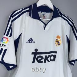 Real Madrid 2000 2001 Home Football Soccer Jersey Adidas 685331 #7 Raul Adidas