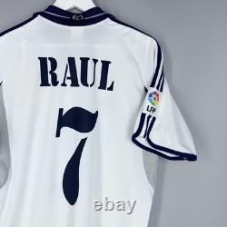 Real Madrid 2000 2001 Home Football Soccer Jersey Adidas 685331 #7 Raul Adidas