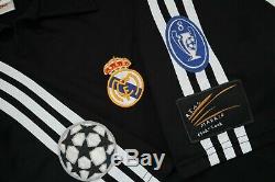 Real Madrid 2001/2002 Away CL Shirt Soccer Jersey Camiseta Centenary 100 Years L