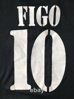 Real Madrid 2001 2002 Away Football Shirt Soccer Jersey Adidas Figo #10